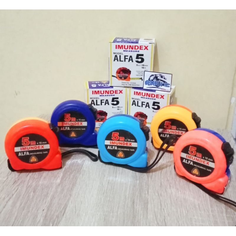 Meteran IMUNDEX Alfa 5 colour