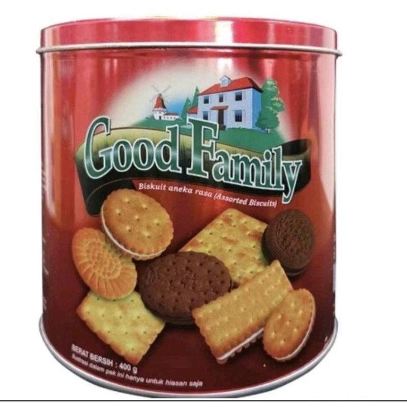 GOOD FAMILY BISKUIT KALENG 400 GR