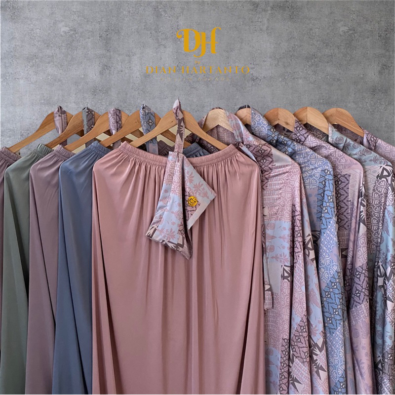 Mukena Printing Sutra Armani Silk Motif Printing 2in1 | Mukena Travel | Mukena Armani Silk | Mukena 