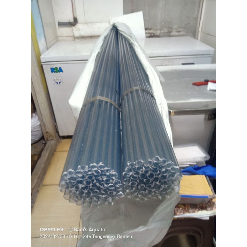 Pipa Bening / Pipa Aquarium / Pipa Hidroponik / Pipa ½"