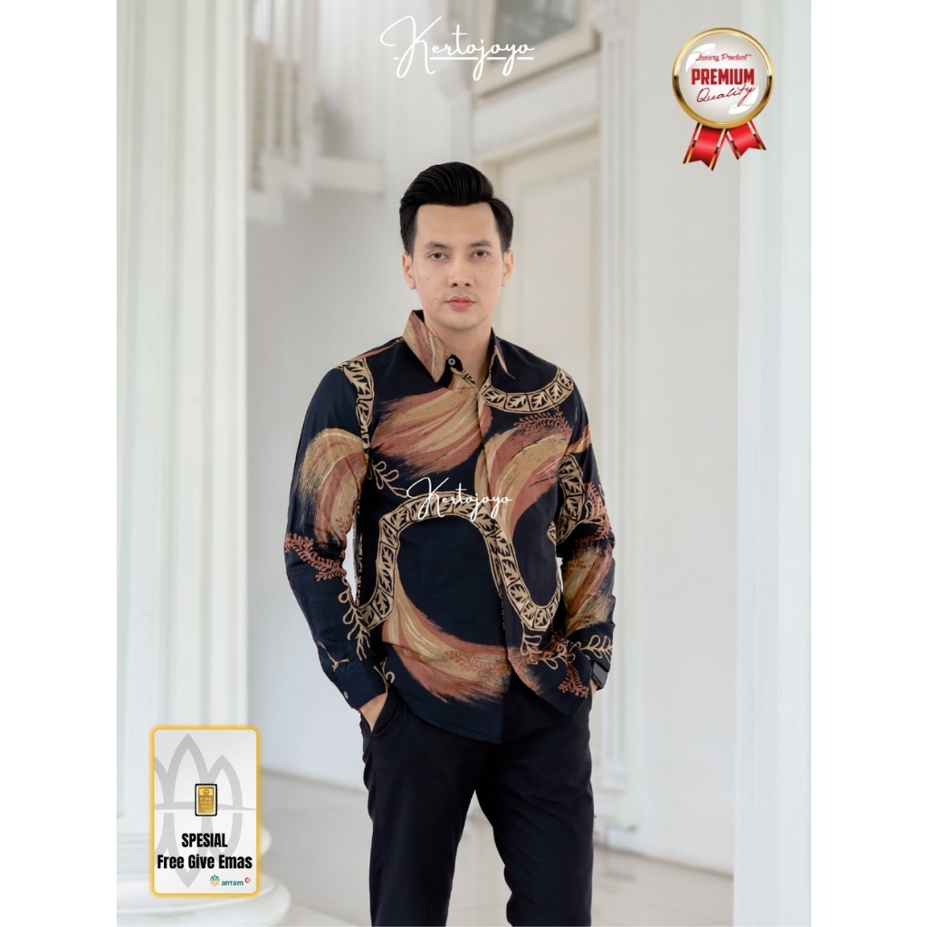 Batik Pria Modern Slimfit Baju Batik Alisan Pria Kemeja Batik Slim Fit Pria Batik Slimfit ATASAN Bat