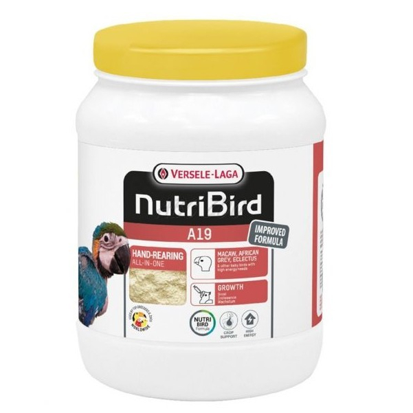 NutriBird A19 800gr Versele-Laga HandFeeding Parrots Food Bubur loloh Burung