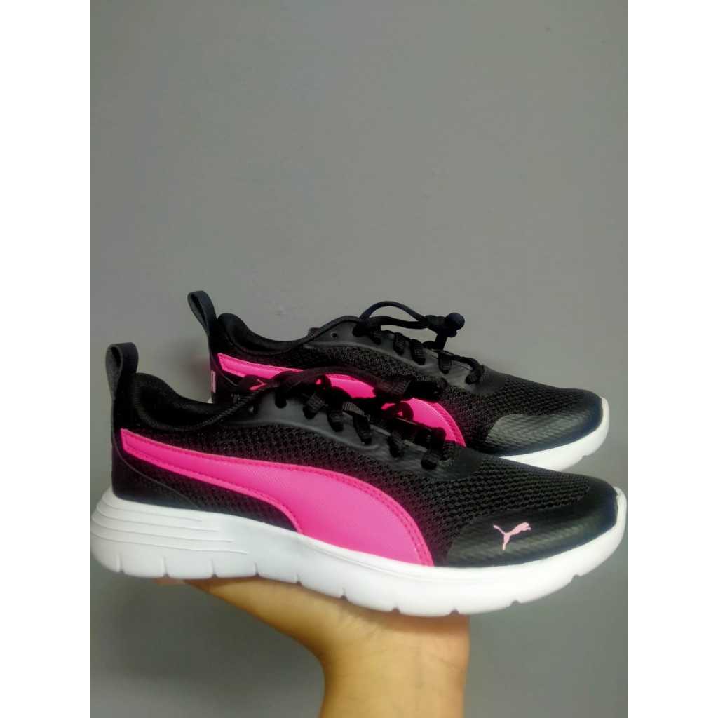 Sepatu Running wanita Flex Renew Jr Black-Glowing Pi 372080 06