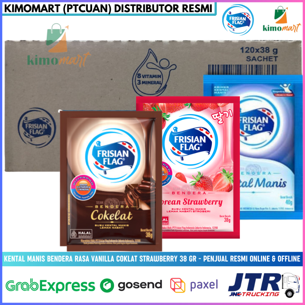 

Krimer Kental Manis Frisian Flag Bendera Sachet Pilihan Rasa