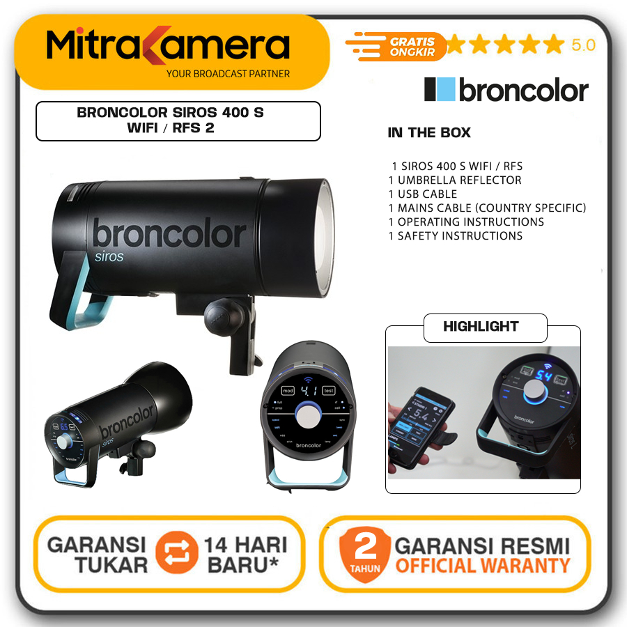 Broncolor Siros 400 S WiFi / RFS 2