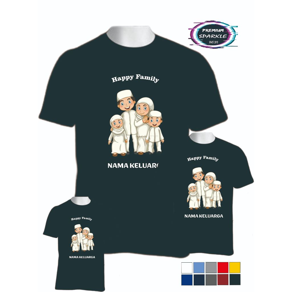 Kaos Muslim family Couple