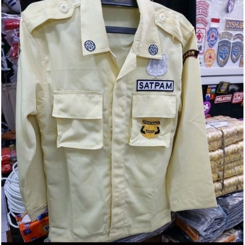 BAJU PDL SATPAM *#PREMIUM BAHAN TWISS (LICIN)