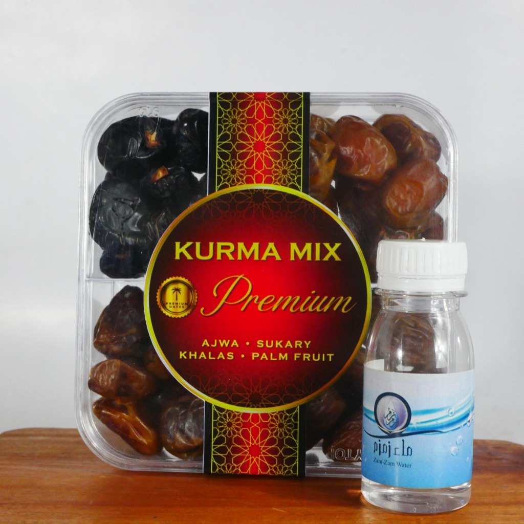 

Paket Kurma Mix 3 Premium Free 50 mL Air Zam Zam