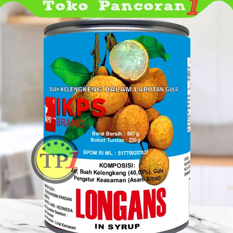

EVU417 SALE Longans In Syrup 565 gr IKPS Lengkeng Kaleng Longan
