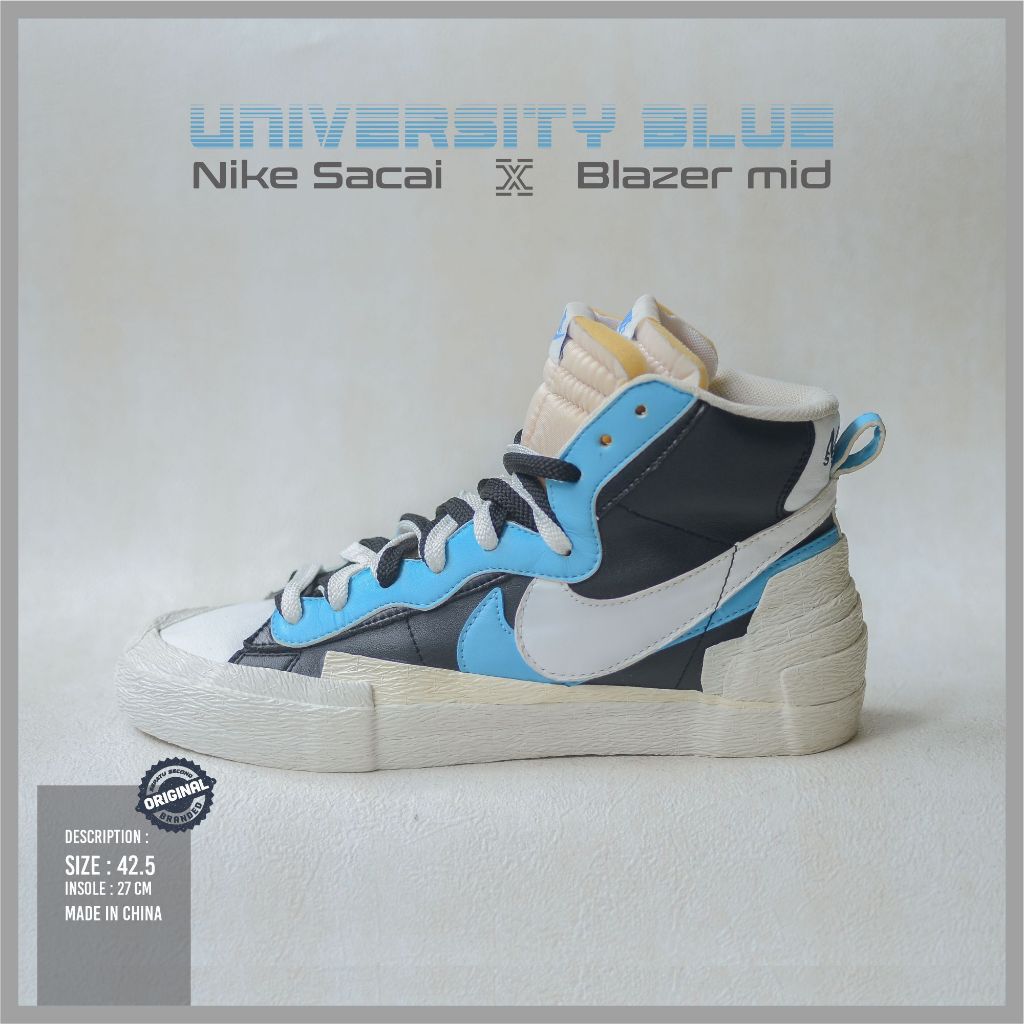 Nike Sacai x Blazer Mid "University Blue"