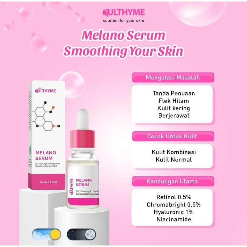 Ulthyme Melano serum smoothing your skin
