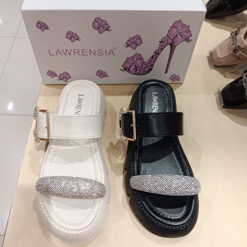 Lawrensia sandal wedges wanita