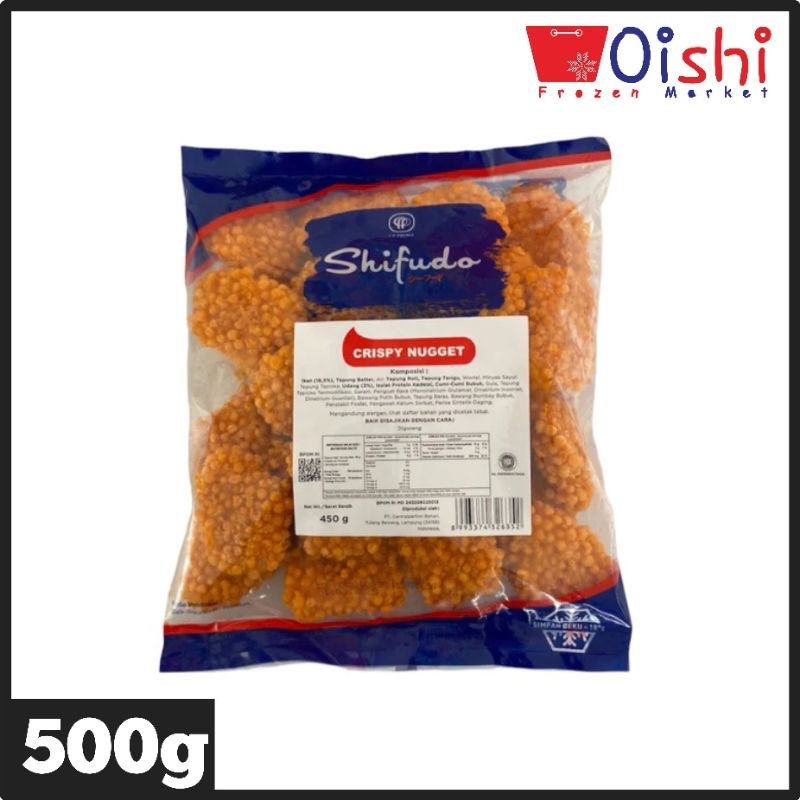 

Shifudo Crispy Nugget Ikan (Naget Ikan Krispy) 500g