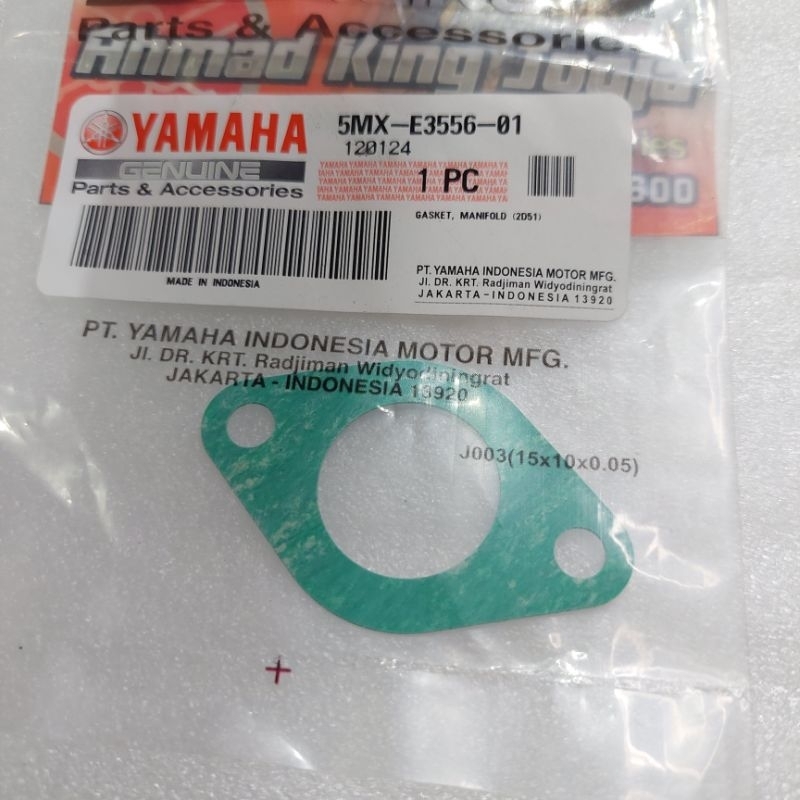 Gasket packing manifold NOUVO-Z MIO SPORTY SMILE FINO SOUL ORIGINAL YAMAHA 5MX E3556 01