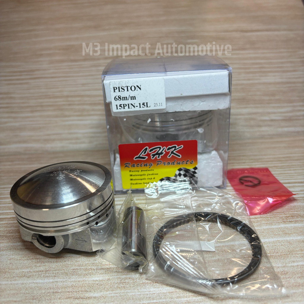 piston LHK seher kit set pen 15 pin 15 ukuran 68mm ORIGINAL LHK THAILAND BOSKUHHH.