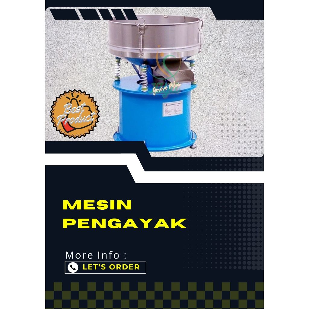 Electric Vibro Sparator - Mesin Ayakan Tepung - Mesin Pengayak Tepung