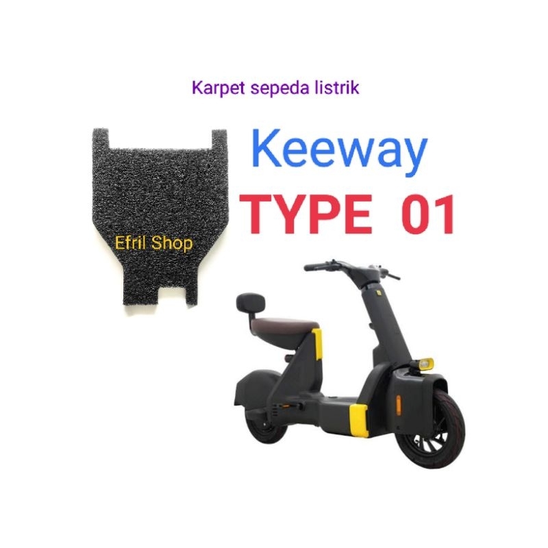 Karpet sepeda listrik E BIKE KEEWAY TIPE 01