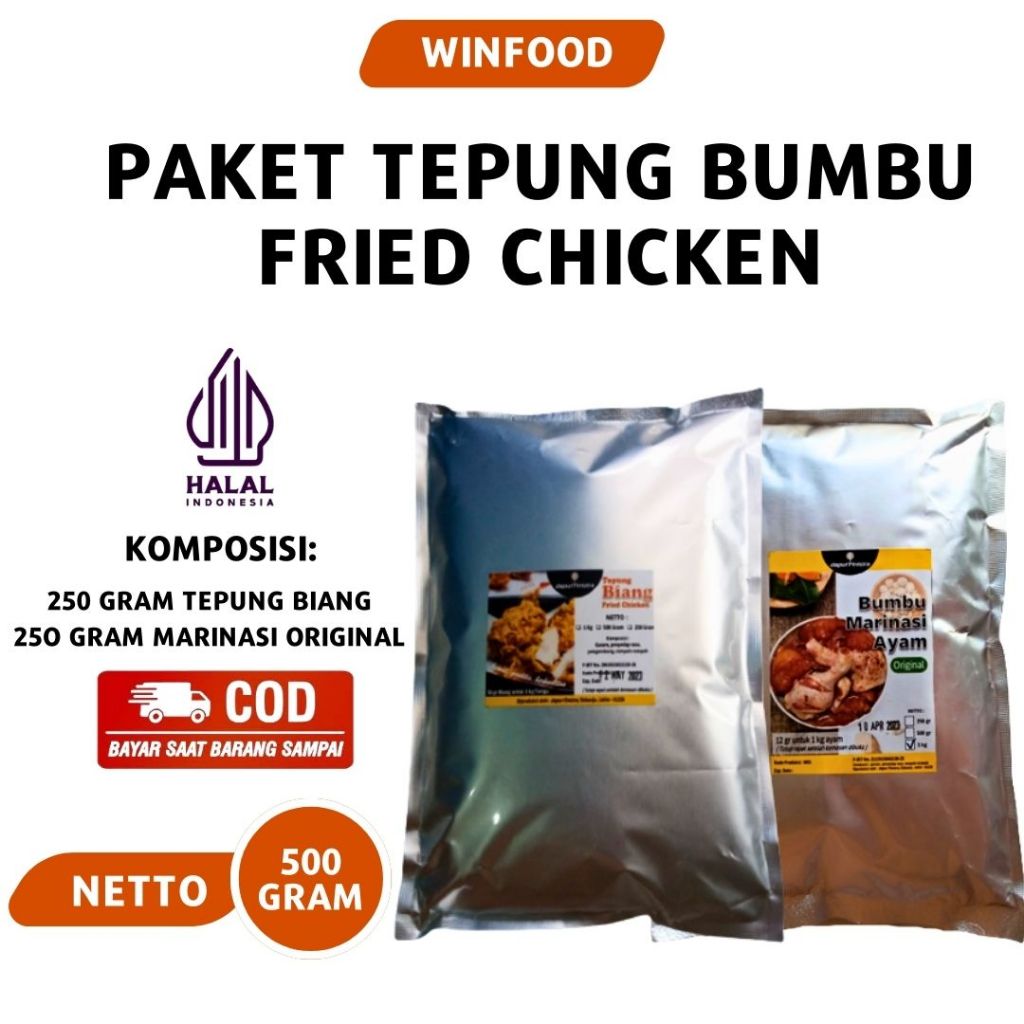 

Tepung Biang Bumbu Marinasi Fried Chicken Tepung Bumbu Ayam Geprek