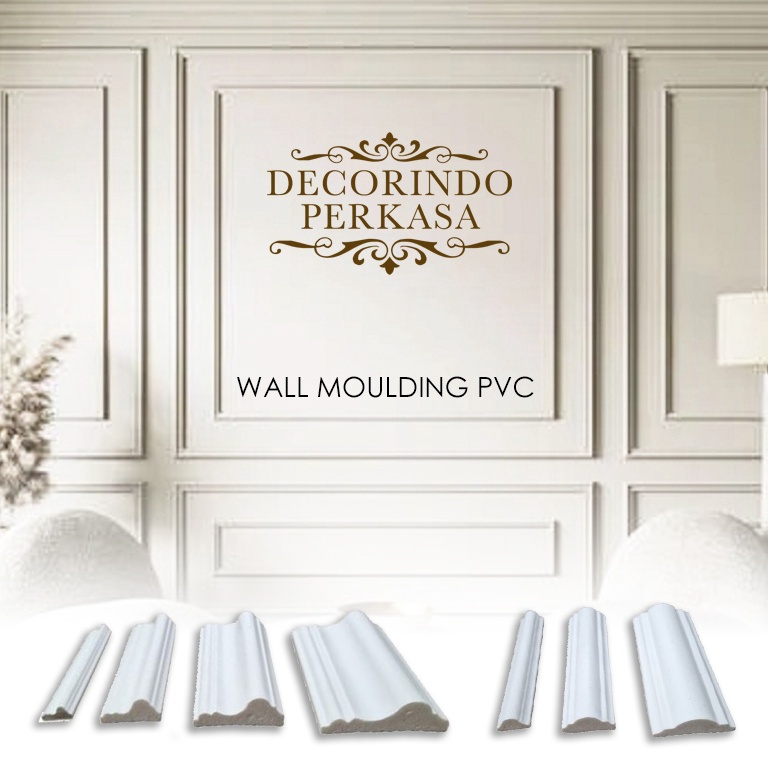Muraaaahh List Wall Moulding PVC Ukiran Dinding 24 Meter