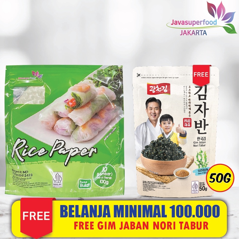 

BFH469 Terlaku BELI 3 GRATIS 1 Rice Paper Banh Trang High Quality Rice Paper Kulit Lumpia Vietnam Rice Paper rice roll spring roll 5g