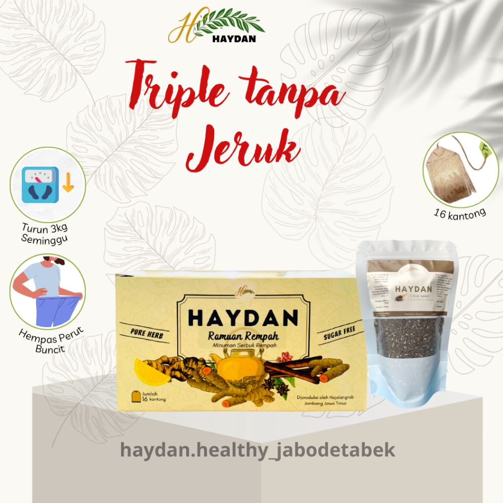 

CIB593 Free Ongkir HAYDAN RR 1 box CHIA SEED 1 sachet