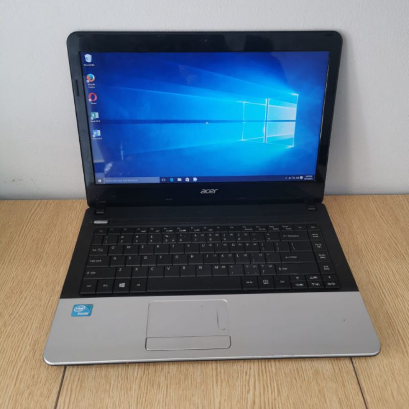 Laptop Acer Aspire E1-431 Intel Celeron 1000 Ram 4Gb/HDD 320Gb Layar 14inch Windows 10 Office lengka