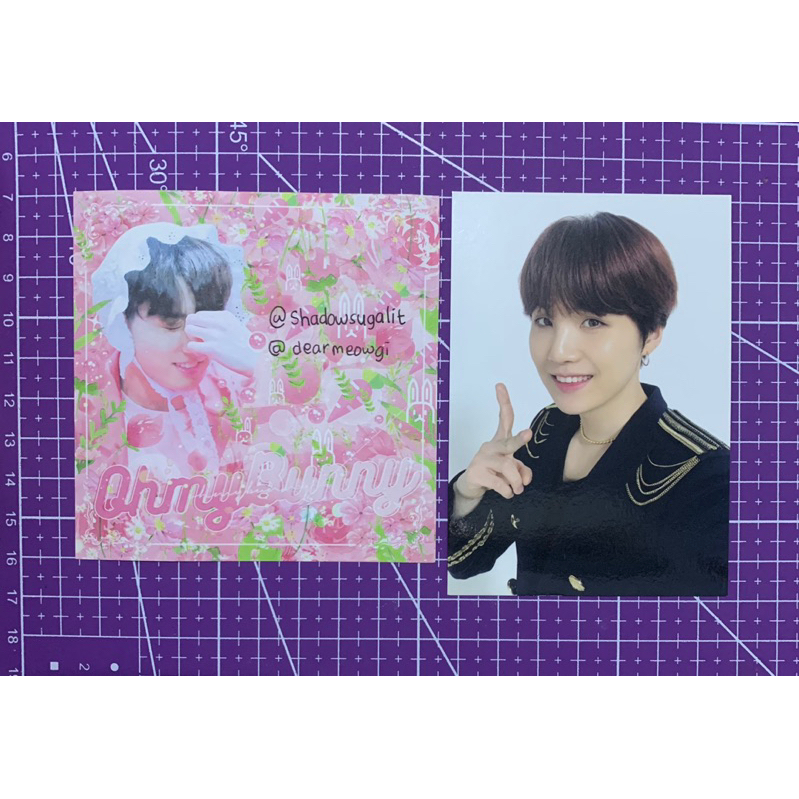 BTS SUGA Yoongi Speak Yourself Japan Coin Pouch Photocard pc