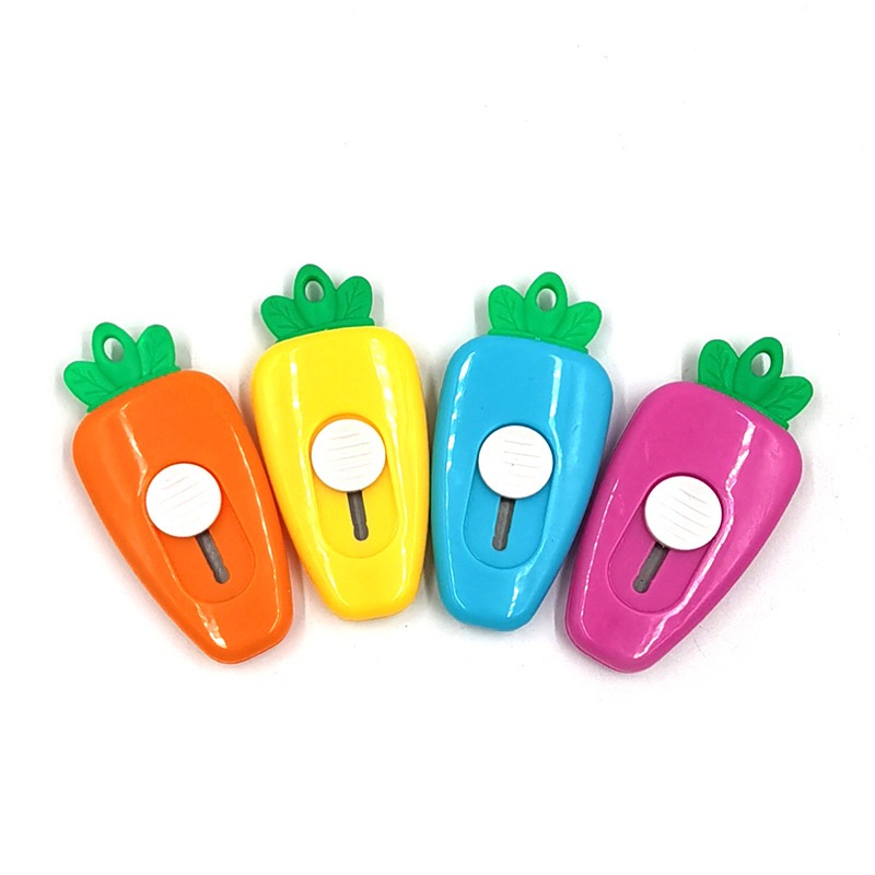 

LIOLIO Cutter Mini Portable Bentuk Carrot Wortel Pemotong Kertas Kecil Lucu