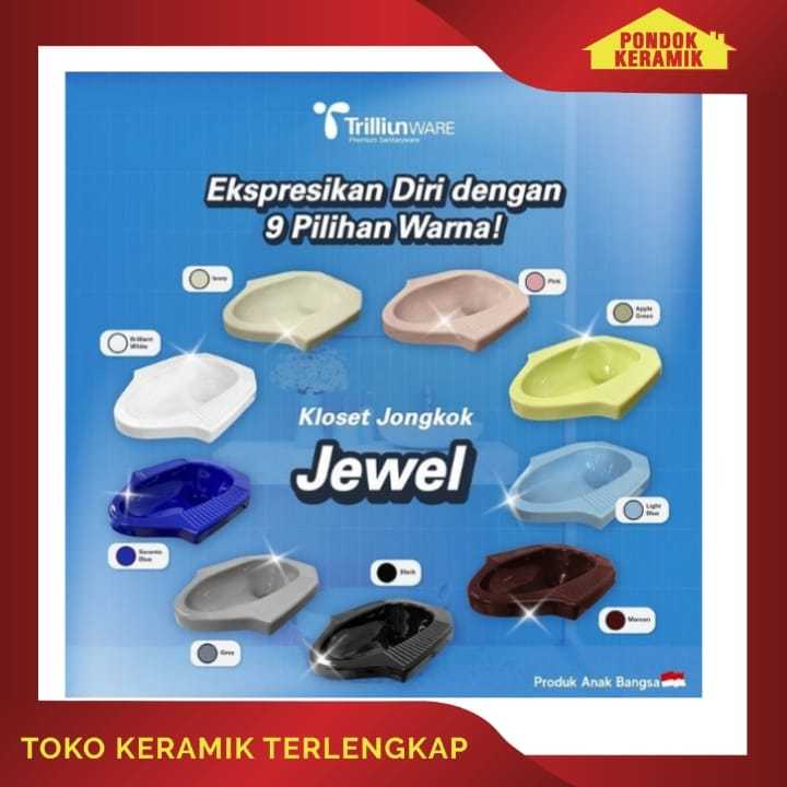 Trilliun Closet Jongkok Jewel / Kloset Jongkok Trilliun Jewel