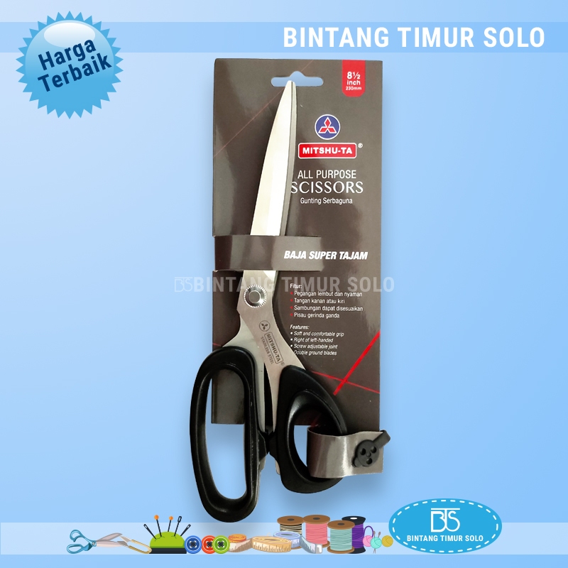 

Gunting Stainless Mitshuta 8½ Inch ( 230 mm)