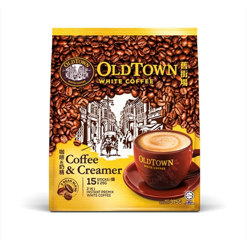 

OLD TOWN White Coffee 2 in 1 Coffee & Creamer - 1 Sachet (25 gr)