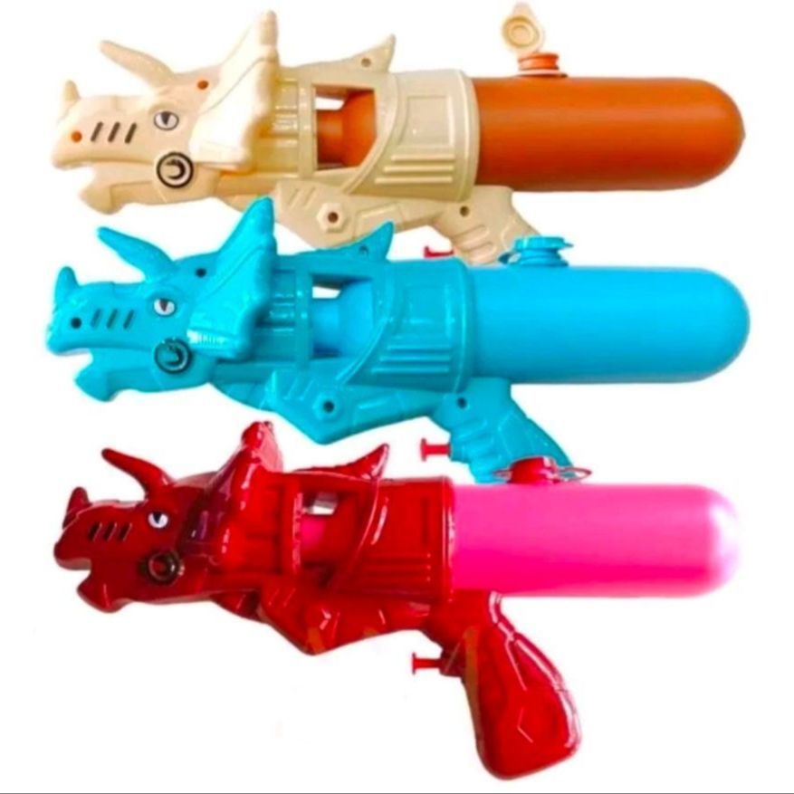 COD MAINAN ANAK PISTOL AIR BESAR KARAKTER DINO / MAINAN TEMBAKAN WATER GUN JUMBO