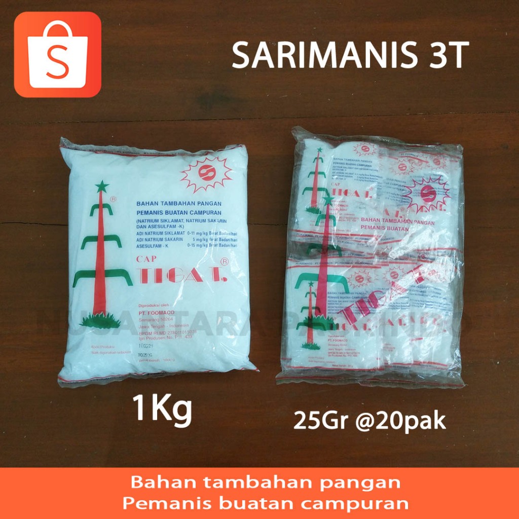 

Sarimanis 3t ~ 25gram / Pemanis Buatan