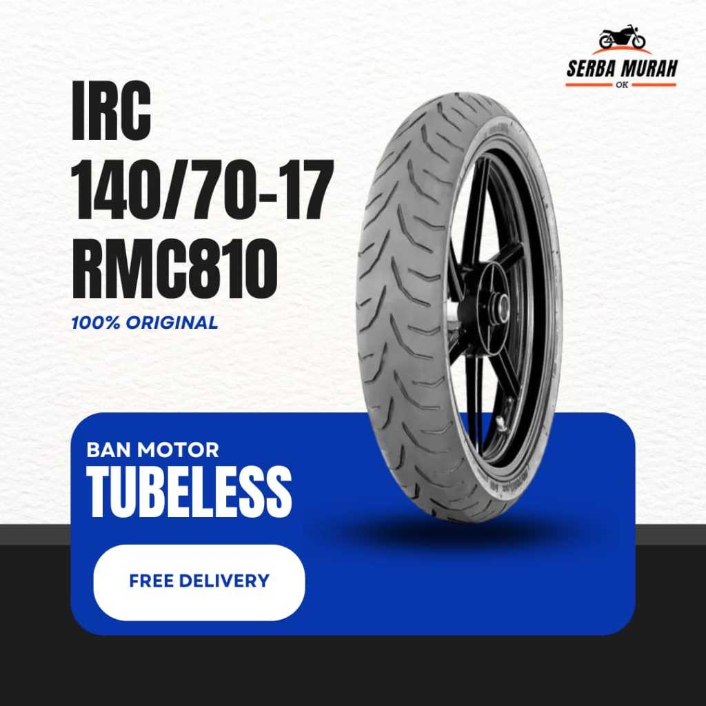 Ban Belakang Motor IRC 140-70 R17 RMC810 Tubeless Honda CBR 150 | Serba Murah OK