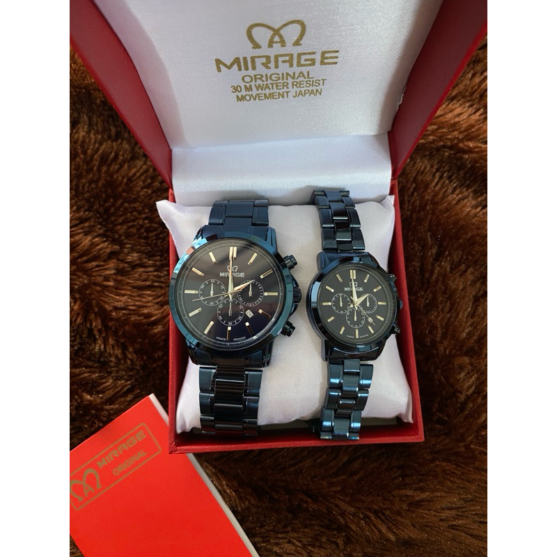 Jam tangan couple Mirage Crono