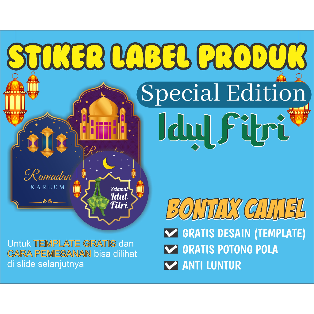 

Paket Sticker Toples I Sticker Idul Fitri I Sticker Toples Makanan