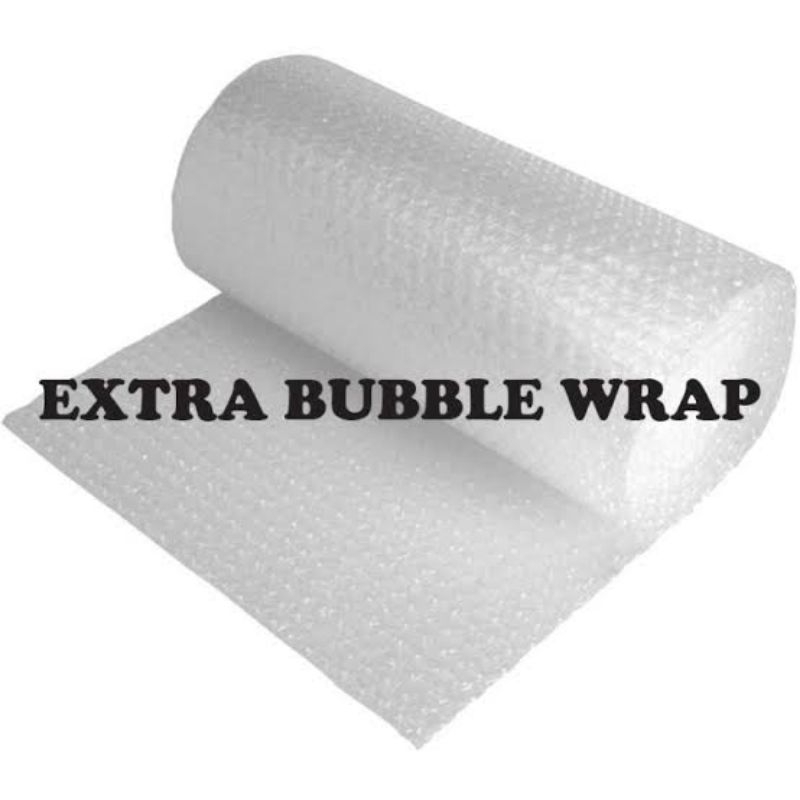 

Extra bubble wrap tambahan packing