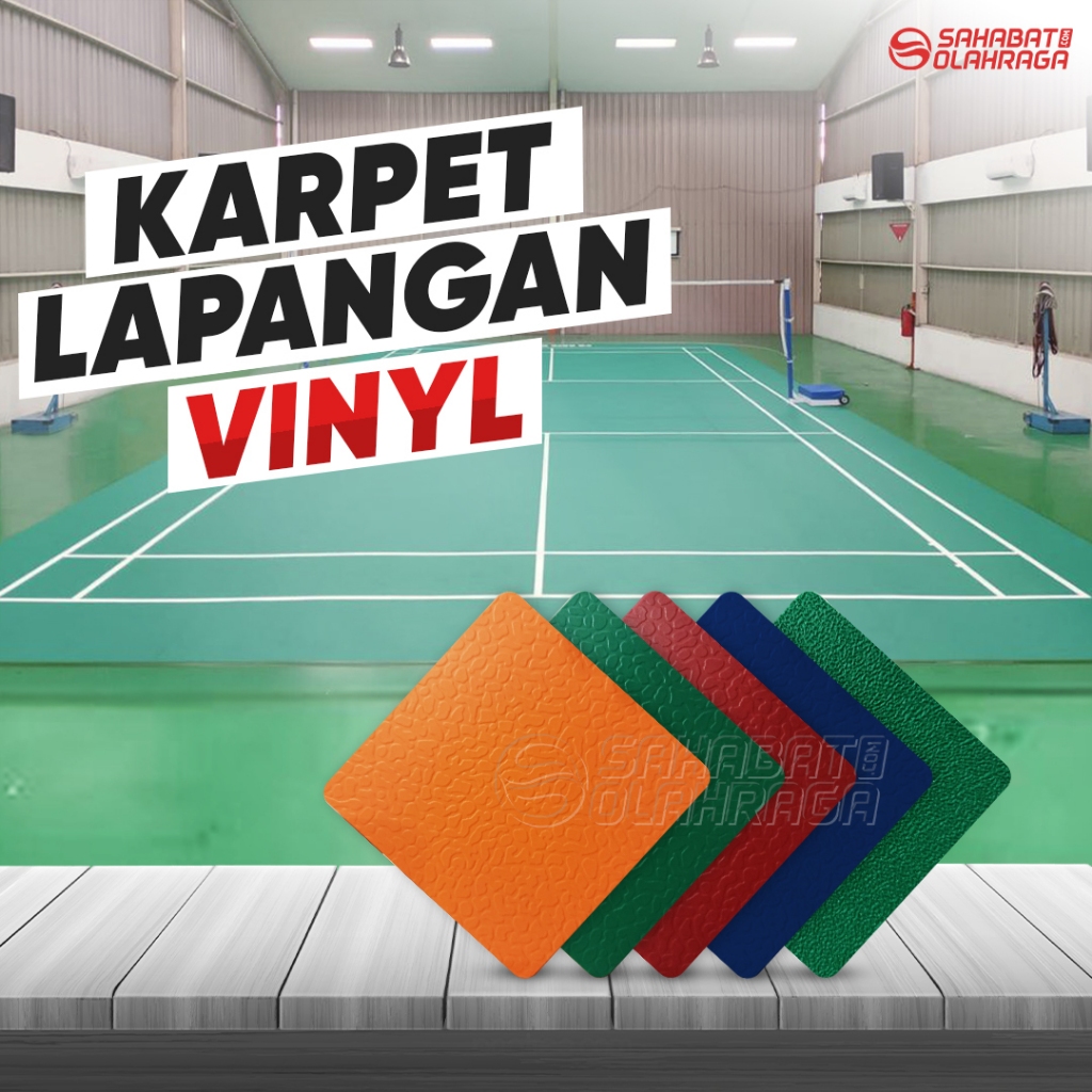 Karpet Vinyl Badminton Bulutangkis Standart WBF