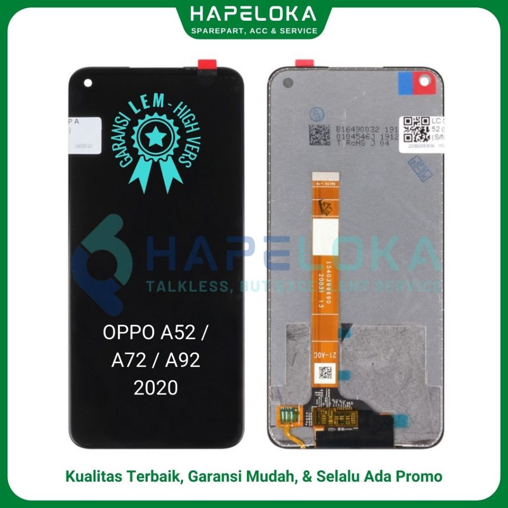 LCD TOUCHSCREEN OPPO A92 / OPPO A52 / OPPO A72  - ORI COMPLETE