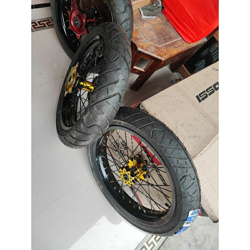 Paket Murah Velg Set Honda crf150 Supermoto Honda crf 150l 300 350 17