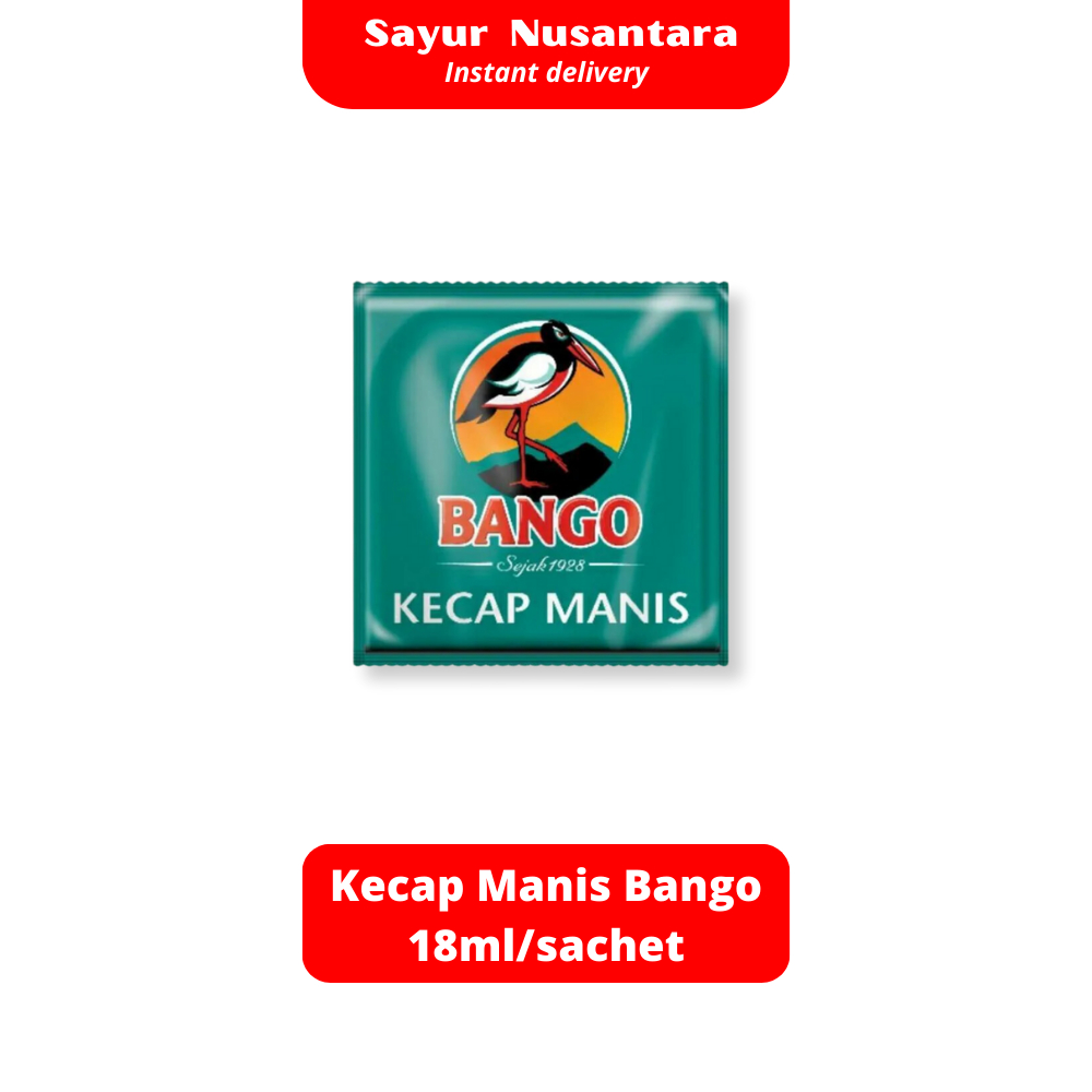 

Kecap Manis Bango 18ml/sachet - Sayur Nusantara