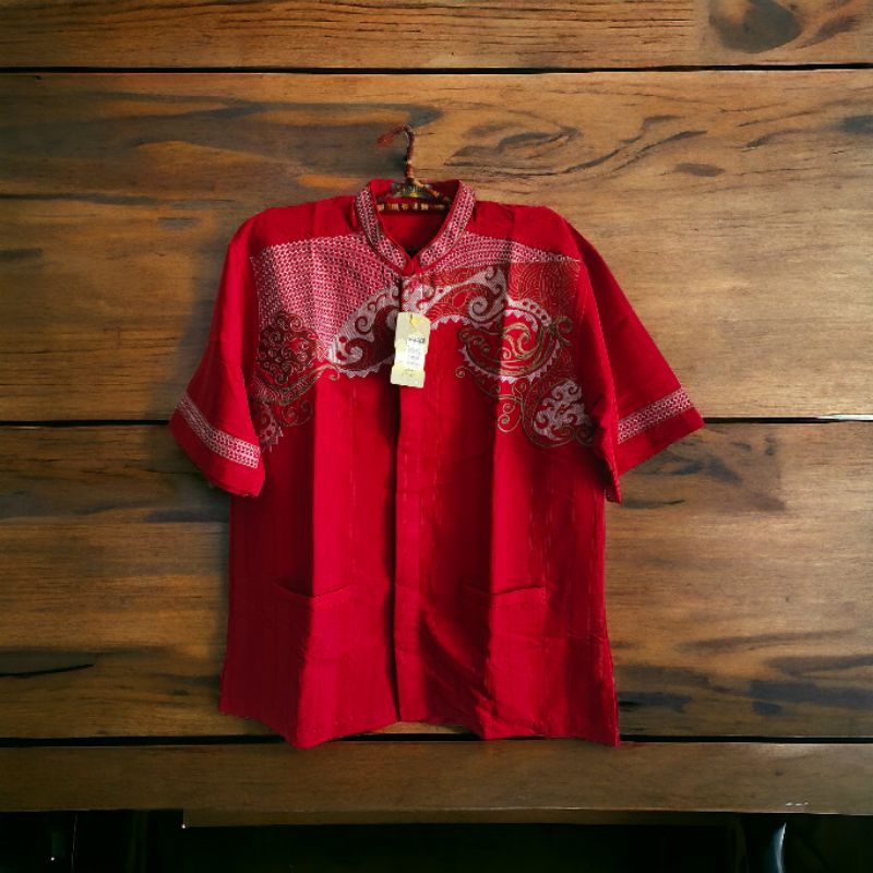 Baju Koko Takwa Taqwa Lebaran Busana Muslim Benhill Benhil Lengan Pendek