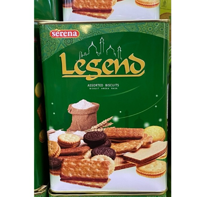 

SERENA BISCUIT LEGEND ASSORTED 580gr kemasan kaleng