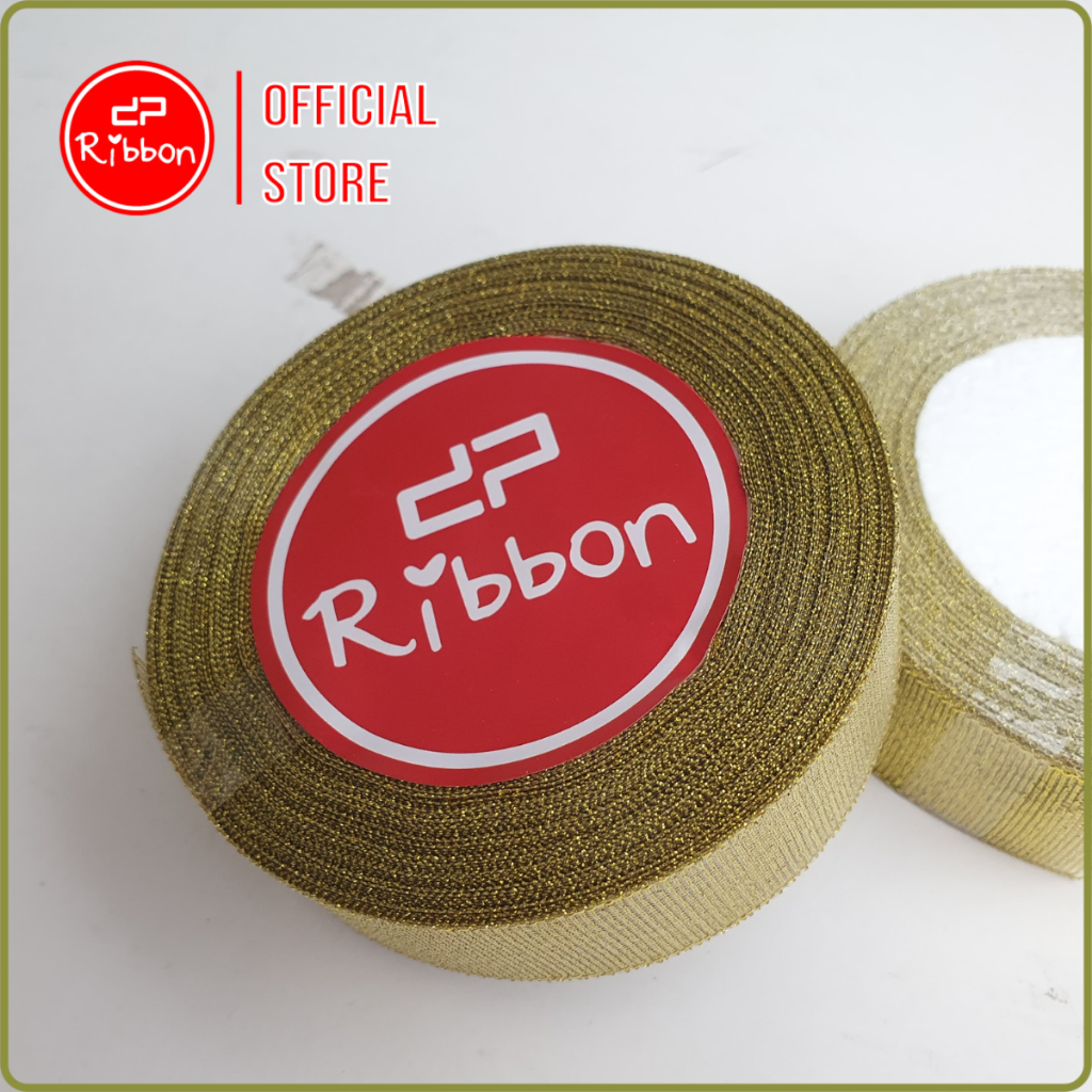 

Pita Emas/Perak 1" 2,5cm (Gold/Silver Ribbon 1 inch) Per ROLL 2,5 cm