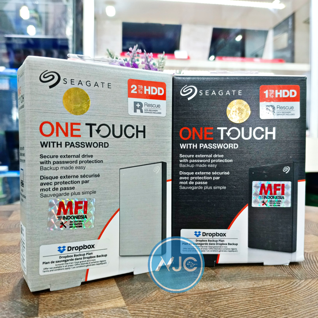 HARDDISK EXTERNAL SEAGATE ONE TOUCH 1TB / 2TB / 4TB