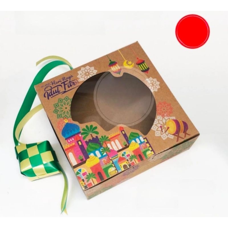 

Box Kraft Hampers Lebaran 20 x 20 x 7,5cm
