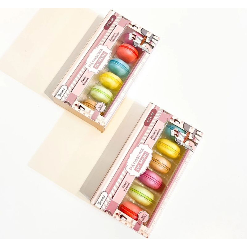 

Penghapus Pensil Motif Macaron | Penghapus Pensil | Eraser | Penghapus