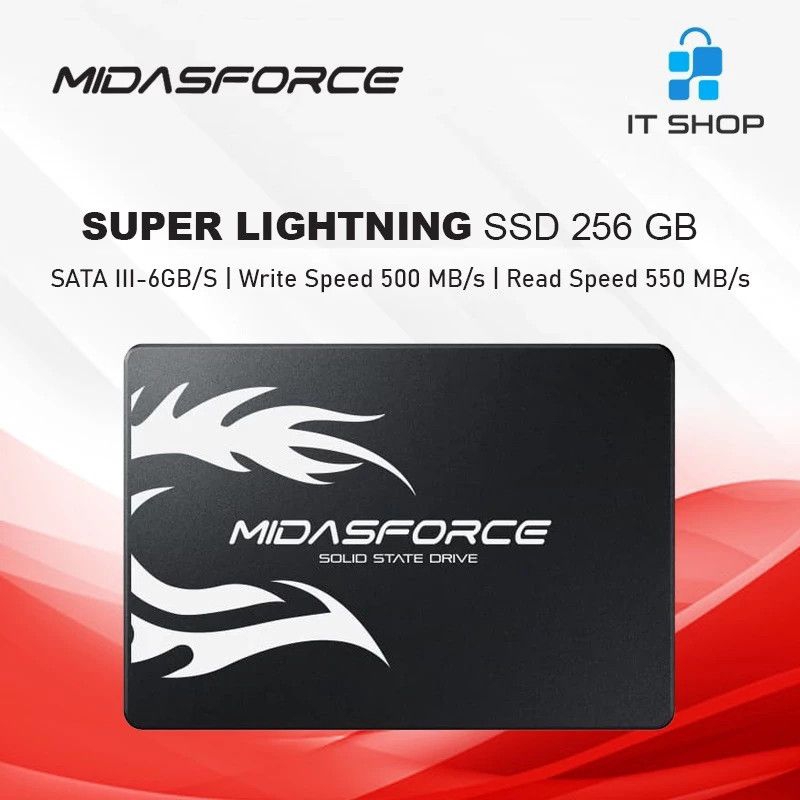 ssd sata midasforce superlightening 128 gb 120 dan 256 gb