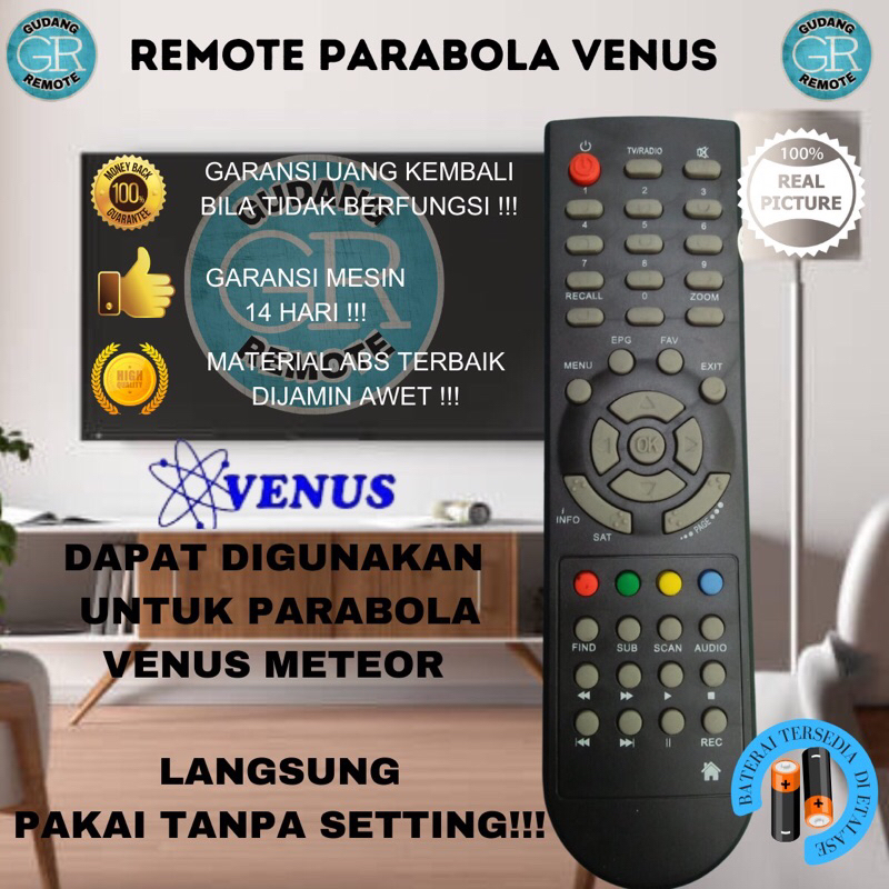 Remot Remote Receiver Parabola Venus Meteor