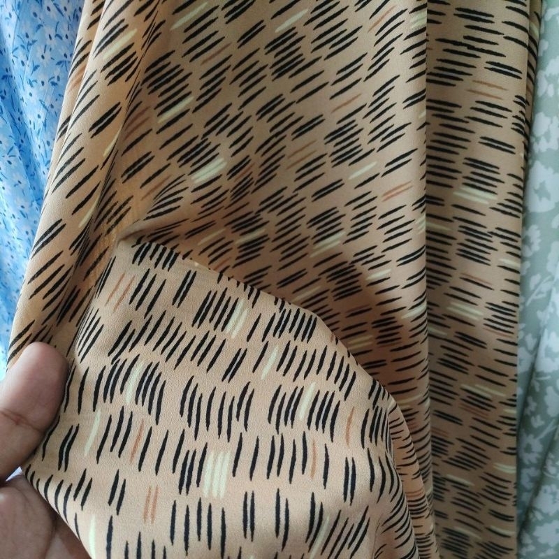 kain crepe dzc -  bahan diamond crepe - kain gamis